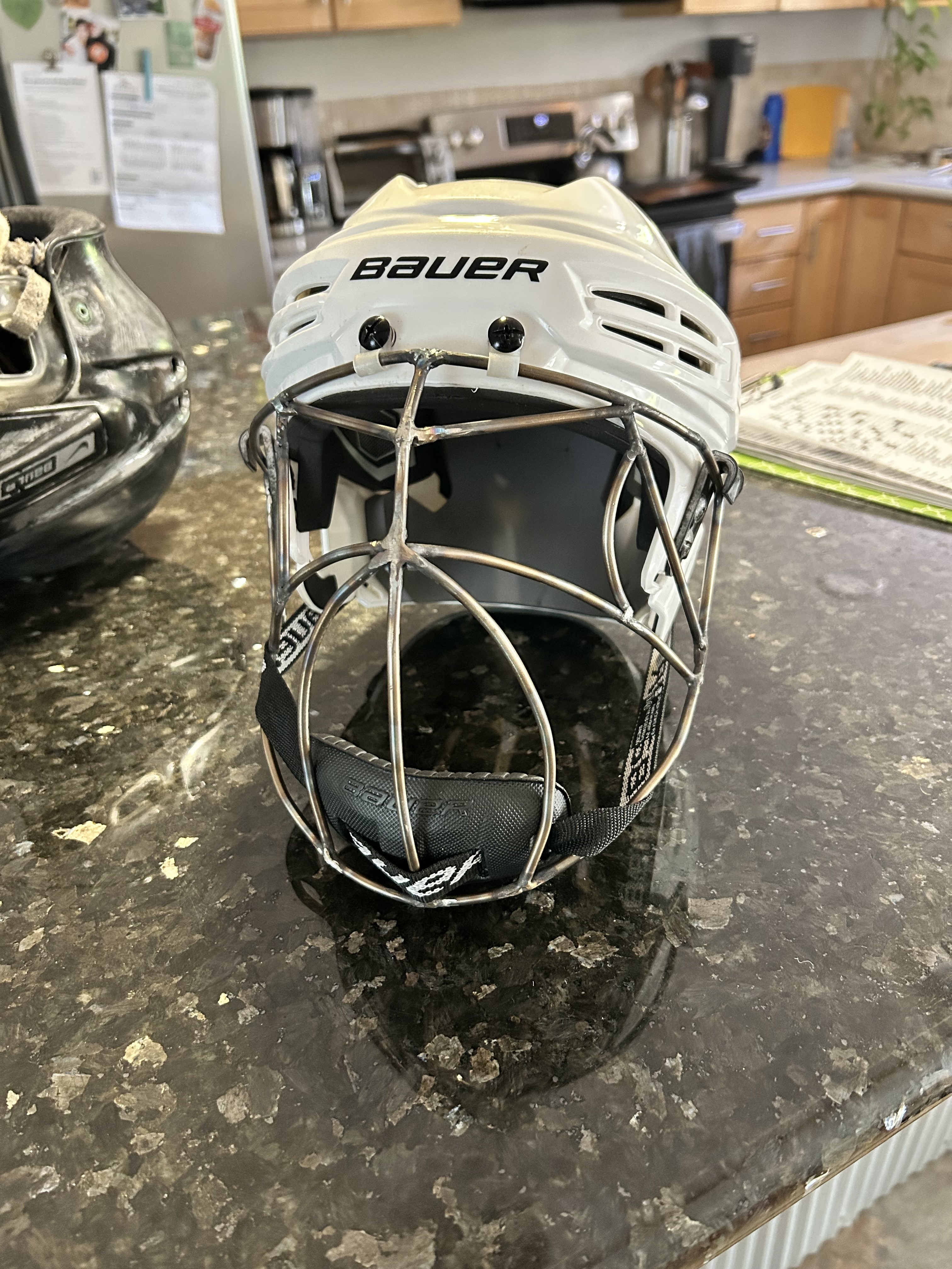 Sage Cage on helmet
